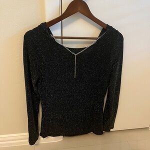 Michael KORS long sleeves black glittery